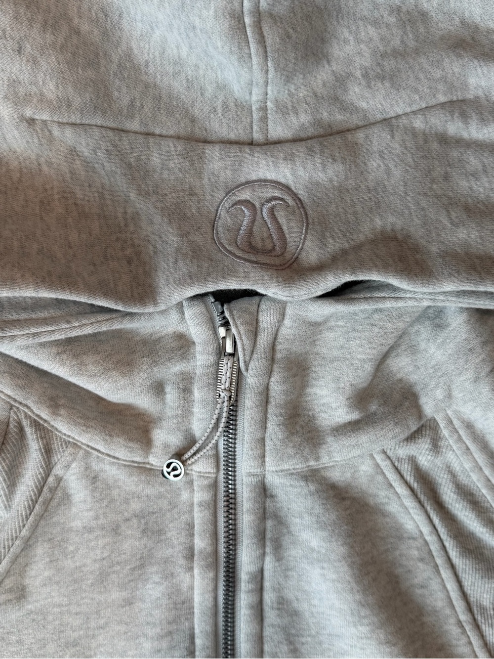 lululemon athletica Heather Gray Full-Zip Hoodie